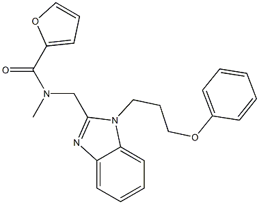 N-methyl-N-{[1-(3-phenoxypropyl)-1H-benzimidazol-2-yl]methyl}-2-furamide CAS#: 919977-69-8