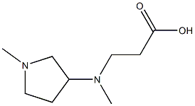 N-methyl-N-(1-methylpyrrolidin-3-yl)-beta-alanine(SALTDATA: HCl) CAS#: 915925-24-5