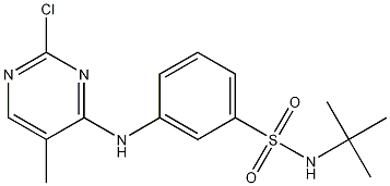 N-tert-butyl-3-(2-chloro-5-methylpyrimidin-4-ylamino)benzenesulfonamide CAS#: 936092-53-4