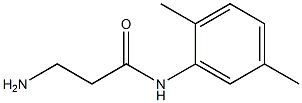 N~1~-(2,5-dimethylphenyl)-beta-alaninamide(SALTDATA: HCl) CAS#: 938517-39-6