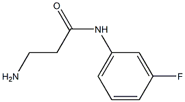 N~1~-(3-fluorophenyl)-beta-alaninamide(SALTDATA: HCl) CAS#: 938517-17-0