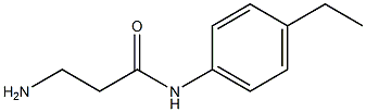 N~1~-(4-ethylphenyl)-beta-alaninamide(SALTDATA: HCl) CAS#: 938515-57-2