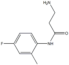 N~1~-(4-fluoro-2-methylphenyl)-beta-alaninamide(SALTDATA: 0.92HCl 0.07H2O 0.09C4H9OH) CAS#: 953891-00-4