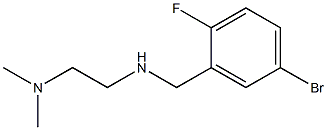 N1-(5-bromo-2-fluorobenzyl)-N2,N2-dimethylethane-1,2-diamine CAS#: 926220-40-8