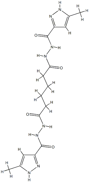 N'1,N'6-bis[(3-methyl-1H-pyrazol-5-yl)carbonyl]hexanedihydrazide CAS#: 944781-05-9