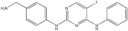 N2-[4-(Aminomethyl)phenyl]-5-fluoro-N4-phenylpyrimidine-2,4-diamine CAS#: 916603-07-1