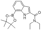 N,N-DIETHYL-7-(4,4,5,5-TETRAMETHYL-1,3,2-DIOXABOROLAN-2-YL)-1H-INDOLE-2-CARBOXAMIDE CAS#: 919119-68-9