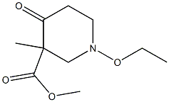 Nipecotic acid, 1-ethoxy-3-methyl-4-oxo-, methyl ester (6CI) CAS#: 99190-02-0