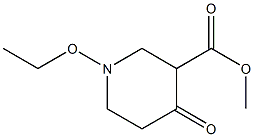 Nipecotic acid, 1-ethoxy-4-oxo-, methyl ester (6CI) CAS#: 99063-40-8