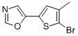 OXAZOLE, 5-(5-BROMO-4-METHYL-2-THIENYL)- CAS#: 945392-07-4