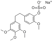 PHENOL, 2-METHOXY-5-[2-(3,4,5-TRIMETHOXYPHENYL)ETHYL]-, 1-(HYDROGEN SULFATE), SODIUM SALT CAS#: 922527-87-5