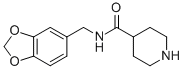 PIPERIDINE-4-CARBOXYLIC ACID (BENZO[1,3]DIOXOL-5-YLMETHYL)-AMIDE CAS#: 924643-93-6