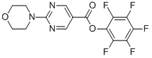 Pentafluorophenyl 2-morpholin-4-ylpyrimidine-5-carboxylate CAS#: 941717-05-1