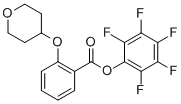 Pentafluorophenyl 2-(tetrahydro-2H-pyran-4-yloxy)benzoate CAS#: 926921-58-6