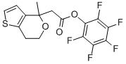 Pentafluorophenyl (4-methyl-6,7-dihydro-4H-thieno[3,2-c]pyran-4-yl)acetate CAS#: 916766-89-7