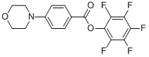 Pentafluorophenyl 4-morpholin-4-ylbenzoate 97% CAS#: 921938-51-4
