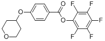 Pentafluorophenyl 4-(tetrahydropyran-4-yloxy)benzoate CAS#: 930110-97-7