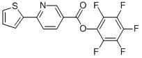 Pentafluorophenyl 6-thien-2-ylnicotinate CAS#: 926921-59-7