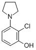 Phenol, 2-chloro-3-(1-pyrrolidinyl)- CAS#: 925233-08-5
