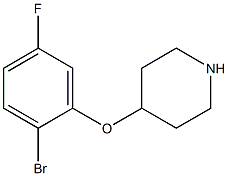 Piperidine, 4-(2-bromo-5-fluorophenoxy)- CAS#: 916971-27-2