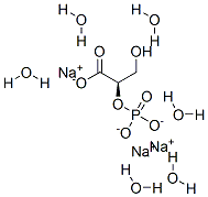 Propanoic acid, 3-hydroxy-2-(phosphonooxy)-, trisodium salt, hexahydrate, (R)- CAS#: 99470-03-8