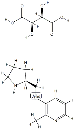 Pyridine, 2-Methyl-3-[(2S)-2-pyrrolidinylMethoxy]-, (2R,3R)-2,3-dihydroxybutanedioate (1:1) CAS#: 945405-37-8