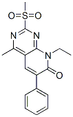 Pyrido[2,3-d]pyrimidin-7(8H)-one,  8-ethyl-4-methyl-2-(methylsulfonyl)-6-phenyl- CAS#: 934496-69-2
