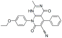 Pyrido[2,3-d]pyrimidine-6-carbonitrile,  8-(4-ethoxyphenyl)-1,4,7,8-tetrahydro-2-methyl-4,7-dioxo-5-phenyl-  (9CI) CAS#: 912966-14-4