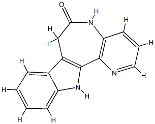Pyrido[3,2:2,3]azepino[4,5-b]indol-6(5H)-one,  7,12-dihydro- CAS#: 914088-77-0