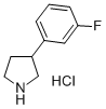 Pyrrolidine, 3-(3-fluorophenyl)-, hydrochloride (1:1) CAS#: 943843-61-6