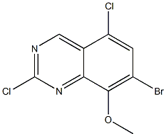 Quinazoline, 7-bromo-2,5-dichloro-8-methoxy- CAS#: 953039-88-8