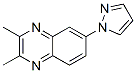 Quinoxaline, 2,3-dimethyl-6-(1H-pyrazol-1-yl)- CAS#: 941283-15-4