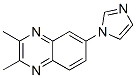 Quinoxaline, 6-(1H-imidazol-1-yl)-2,3-dimethyl- CAS#: 941283-14-3