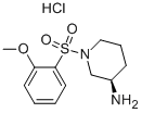 (R)-1-(2-Methoxy-benzenesulfonyl)-piperidin-3-ylamine hydrochloride CAS#: 947532-52-7