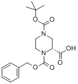 R-N-4-Boc-N-1-Cbz-2-piperazine carboxylic acid CAS#: 954388-33-1