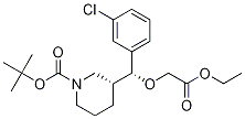 (R)-tert-butyl 3-((R)-(3-chlorophenyl)(2-ethoxy-2-oxoethoxy)Methyl)piperidine-1-carboxylate CAS#: 942142-76-9