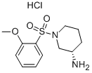 (S)-1-(2-Methoxy-benzenesulfonyl)-piperidin-3-ylamine hydrochloride CAS#: 947532-54-9