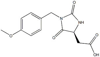 (S)-2-(1-(4-methoxybenzyl)-2,5-dioxoimidazolidin-4-yl)acetic acid CAS#: 956195-95-2