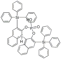 S-3,3'-Bis(triphenylsilyl)-1,1'-binaphthyl-2,2'-diyl hydrogenphosphate CAS#: 929097-92-7