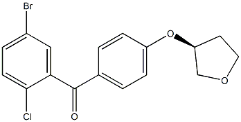 (S)-(5-broMo-2-chlorophenyl)(4-(tetrahydrofuran-3-yloxy)phenyl)Methanone CAS#: 915095-84-0