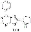 (S)-7-Phenyl-2-(pyrrolidin-2-yl)thiazolo-[5,4-d]pyrimidine hydrochloride CAS#: 950192-41-3
