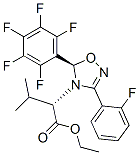 (S)-ETHYL 2-((R)-3-(2-FLUOROPHENYL)-5-(PERFLUOROPHENYL)-1,2,4-OXADIAZOL-4(5H)-YL)-3-METHYLBUTANOATE CAS#: 916676-21-6