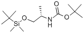(S)-TERT-BUTYL 1-(TERT-BUTYLDIMETHYLSILYLOXY)PROPAN-2-YLCARBAMATE CAS#: 909297-88-7