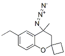 Spiro[2H-1-benzopyran-2,1-cyclobutane],  4-azido-6-ethyl-3,4-dihydro-4-methyl- CAS#: 939411-50-4