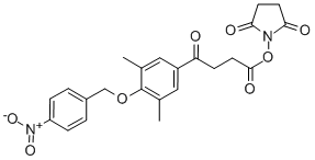 Succinimidyl 4-[3,5-Dimethyl-4-(4-nitrobenzyloxy)phenyl]-4-oxobutyrate CAS#: 948995-62-8