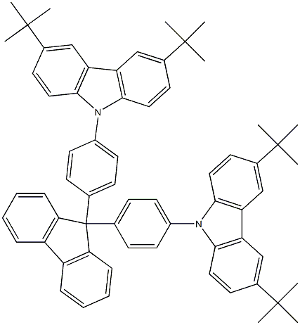 TBCPF,9,9-di(4,4'-bis(3,6-Di-tert-butylcarbazole)-phenyl)-9H-fluorene CAS#: 954497-15-5