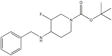 TERT-BUTYL 4-(BENZYLAMINO)-3-FLUOROPIPERIDINE-1-CARBOXYLATE CAS#: 934536-09-1