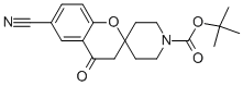 TERT-BUTYL 6-CYANO-4-OXOSPIRO[CHROMAN-2,4'-PIPERIDINE]-1'-CARBOXYLATE CAS#: 921760-47-6