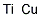 TITANIUM-COPPER ALLOY CAS#: 99652-26-3