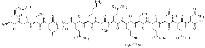 TYR-GLY-SER-LEU-PRO-GLN-LYS-SER-GLN-ARG-SER-GLN-ASP-GLU-ASN CAS#: 98474-59-0